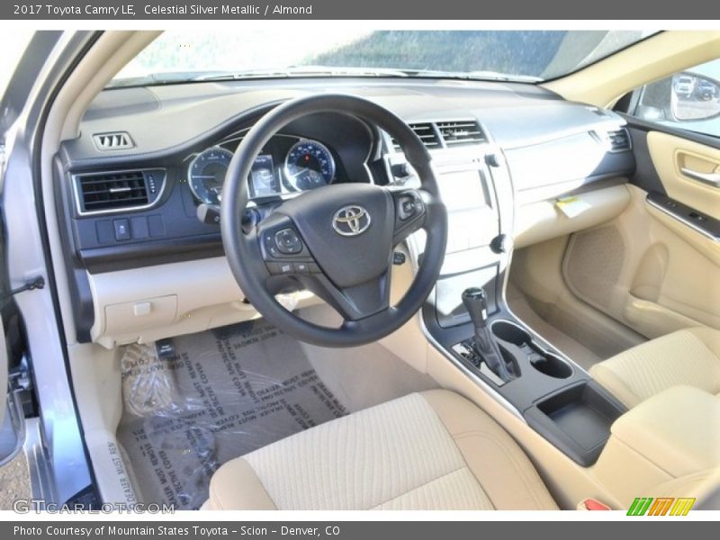 Celestial Silver Metallic / Almond 2017 Toyota Camry LE