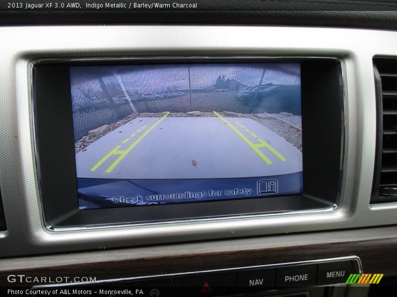 Indigo Metallic / Barley/Warm Charcoal 2013 Jaguar XF 3.0 AWD