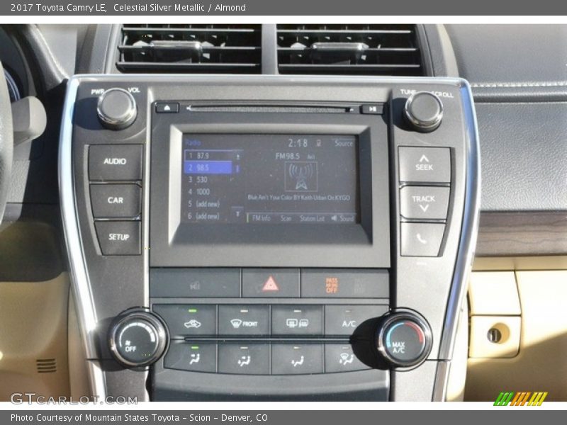 Celestial Silver Metallic / Almond 2017 Toyota Camry LE