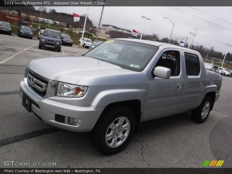 Alabaster Silver Metallic / Gray 2011 Honda Ridgeline RTS