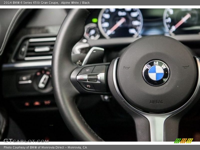 Alpine White / Black 2014 BMW 6 Series 650i Gran Coupe
