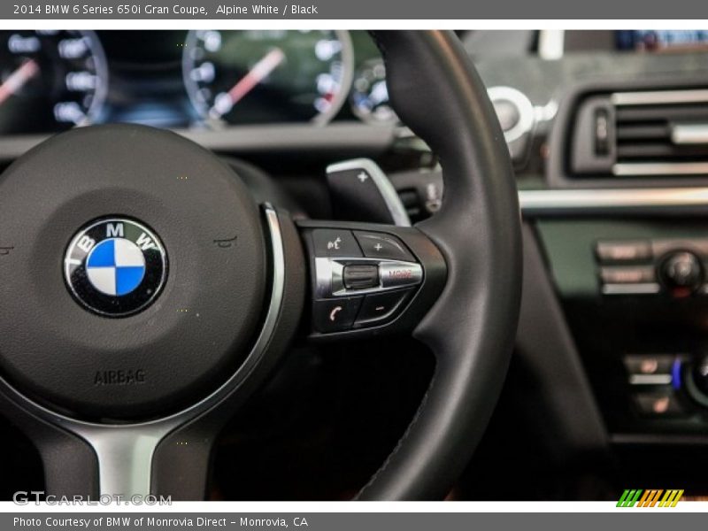 Alpine White / Black 2014 BMW 6 Series 650i Gran Coupe