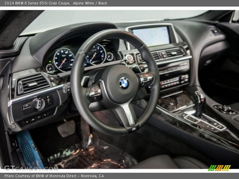 Alpine White / Black 2014 BMW 6 Series 650i Gran Coupe