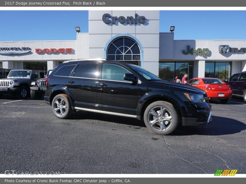 Pitch Black / Black 2017 Dodge Journey Crossroad Plus