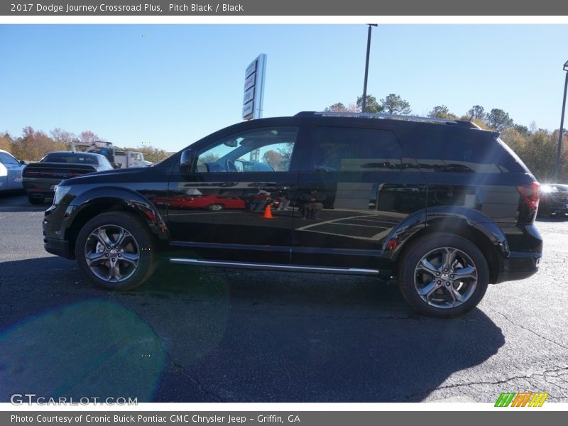 Pitch Black / Black 2017 Dodge Journey Crossroad Plus