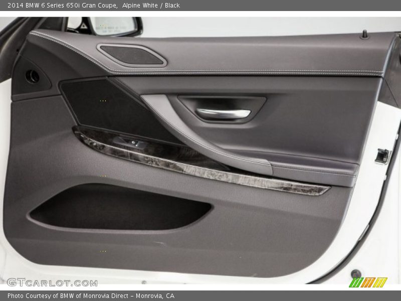Alpine White / Black 2014 BMW 6 Series 650i Gran Coupe