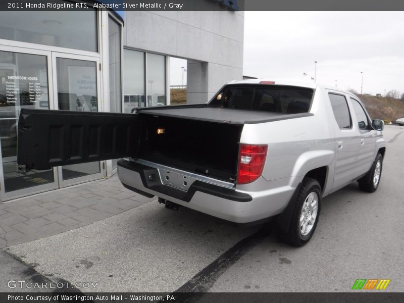 Alabaster Silver Metallic / Gray 2011 Honda Ridgeline RTS