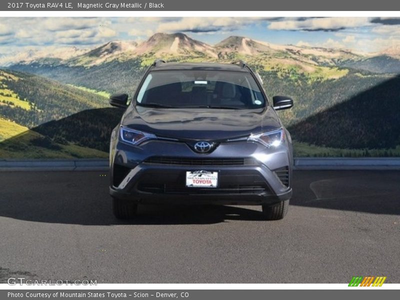 Magnetic Gray Metallic / Black 2017 Toyota RAV4 LE