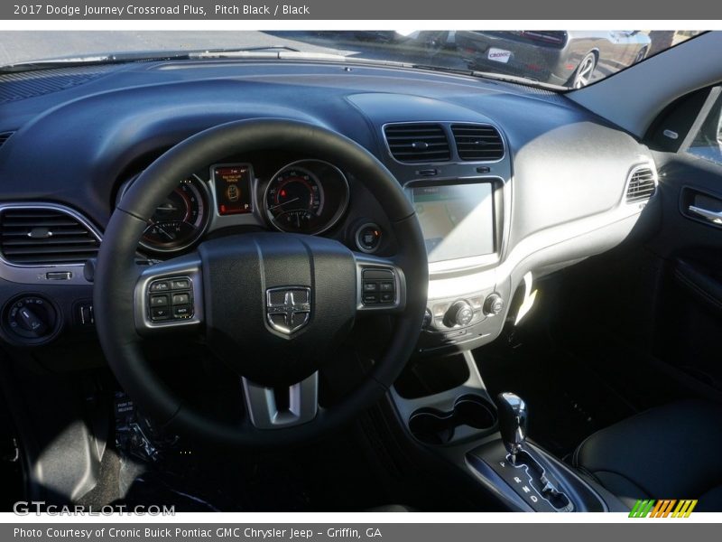 Pitch Black / Black 2017 Dodge Journey Crossroad Plus