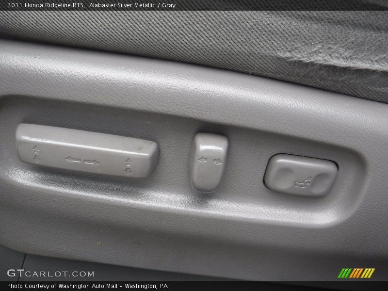 Alabaster Silver Metallic / Gray 2011 Honda Ridgeline RTS