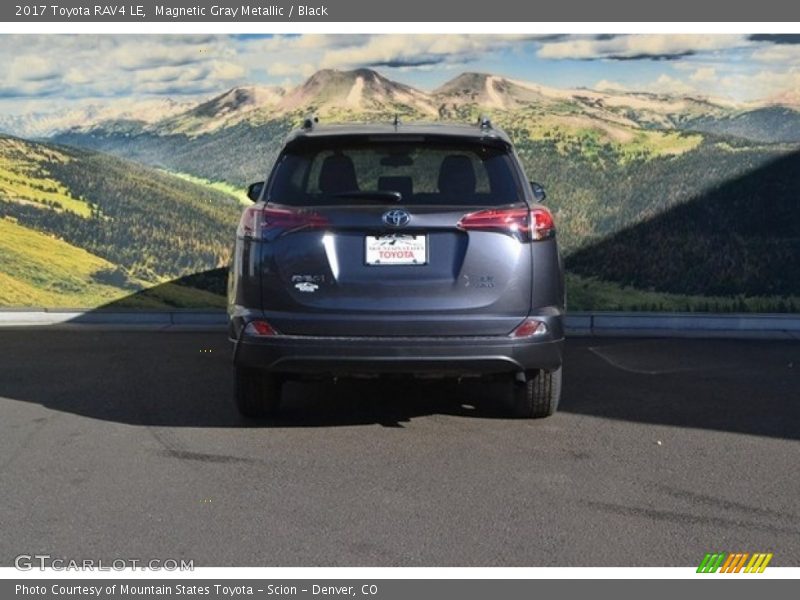 Magnetic Gray Metallic / Black 2017 Toyota RAV4 LE