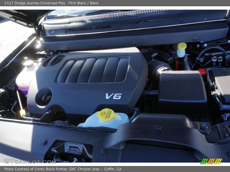 Pitch Black / Black 2017 Dodge Journey Crossroad Plus