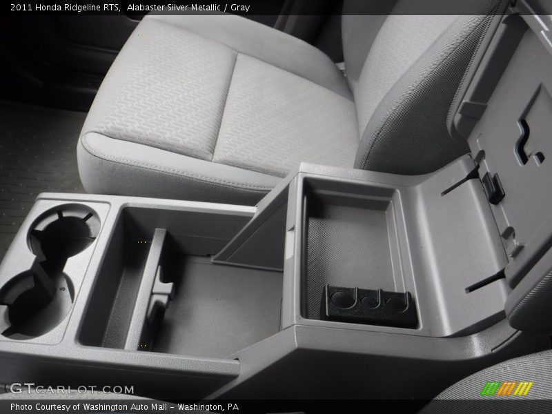 Alabaster Silver Metallic / Gray 2011 Honda Ridgeline RTS