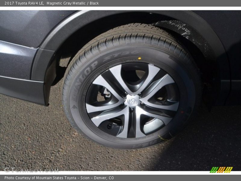 Magnetic Gray Metallic / Black 2017 Toyota RAV4 LE