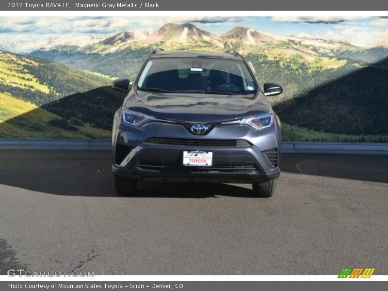 Magnetic Gray Metallic / Black 2017 Toyota RAV4 LE