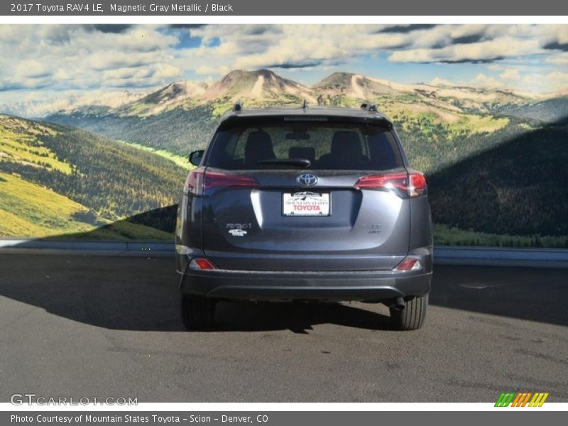Magnetic Gray Metallic / Black 2017 Toyota RAV4 LE