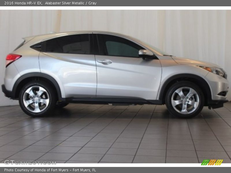 Alabaster Silver Metallic / Gray 2016 Honda HR-V EX
