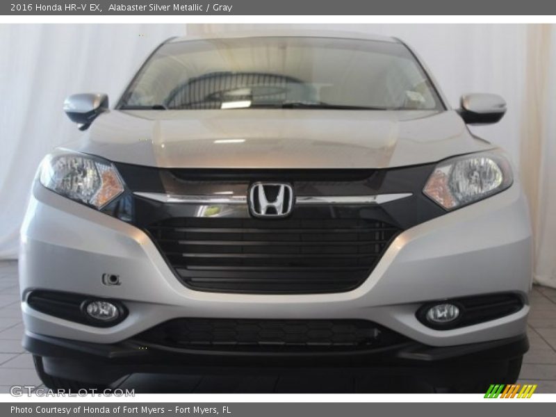 Alabaster Silver Metallic / Gray 2016 Honda HR-V EX