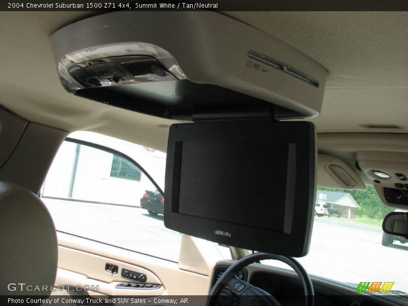 Summit White / Tan/Neutral 2004 Chevrolet Suburban 1500 Z71 4x4