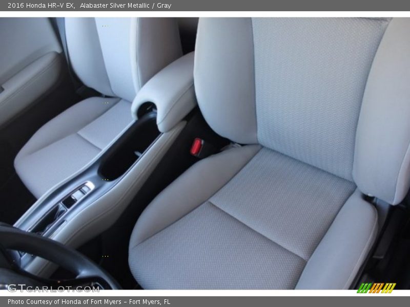 Alabaster Silver Metallic / Gray 2016 Honda HR-V EX
