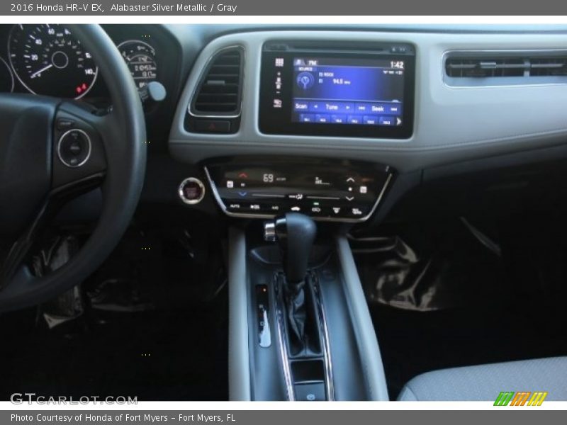 Alabaster Silver Metallic / Gray 2016 Honda HR-V EX