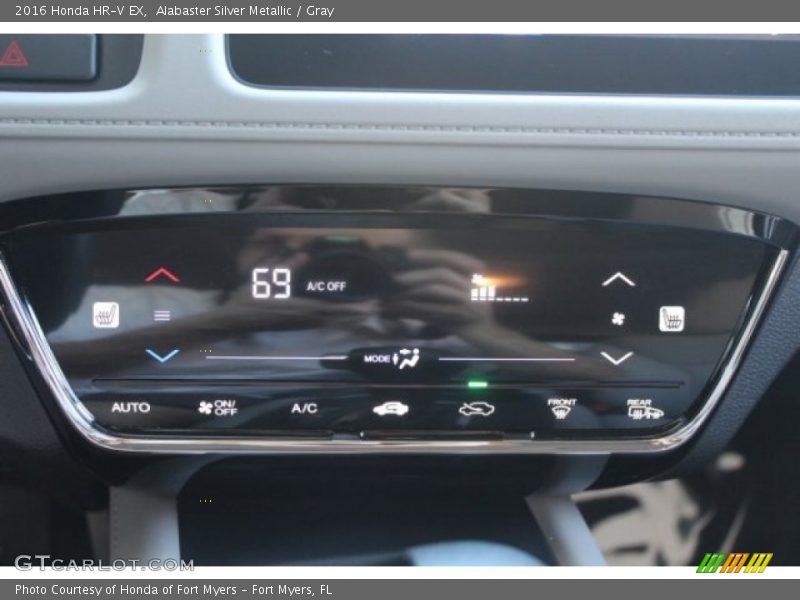 Alabaster Silver Metallic / Gray 2016 Honda HR-V EX