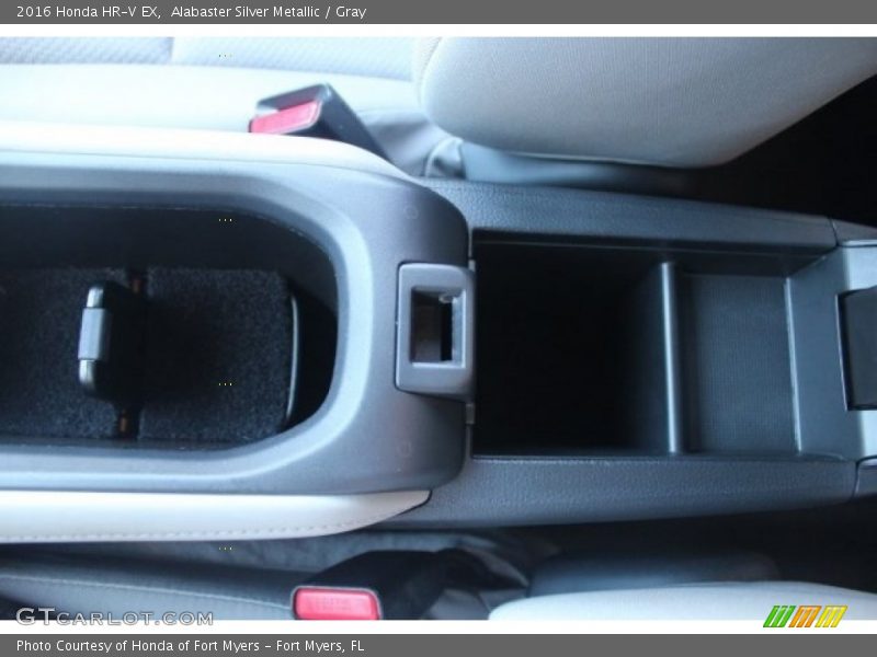 Alabaster Silver Metallic / Gray 2016 Honda HR-V EX