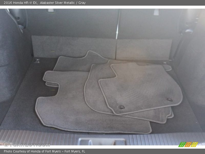 Alabaster Silver Metallic / Gray 2016 Honda HR-V EX