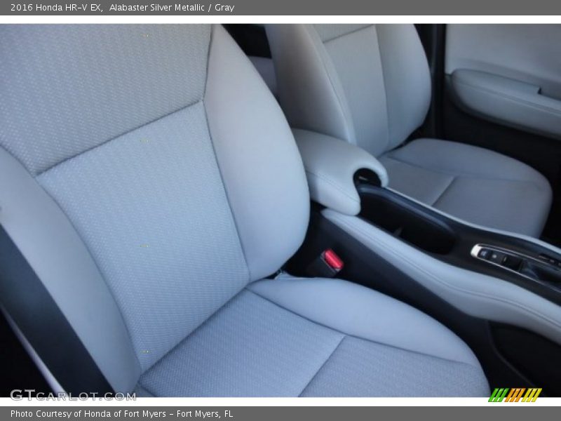 Alabaster Silver Metallic / Gray 2016 Honda HR-V EX