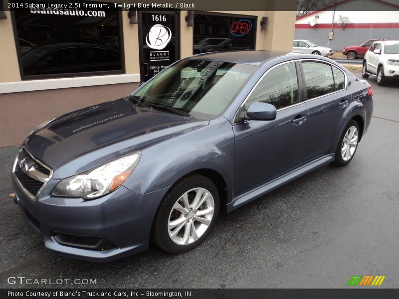 Twilight Blue Metallic / Black 2014 Subaru Legacy 2.5i Premium