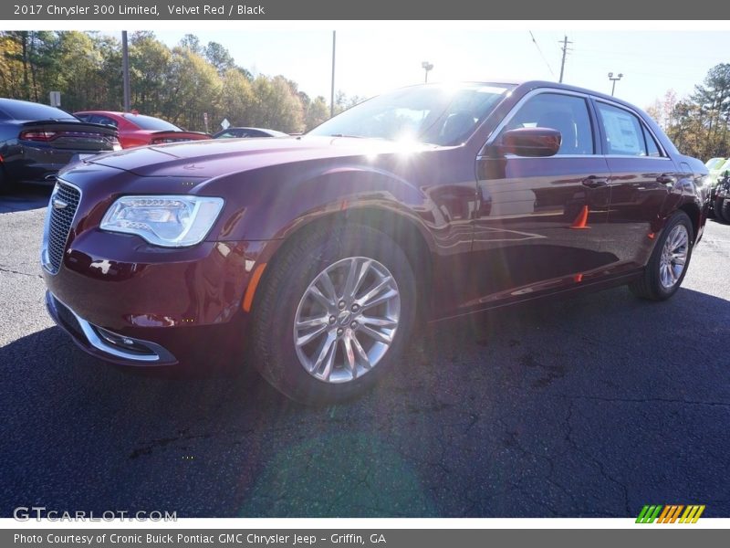 Velvet Red / Black 2017 Chrysler 300 Limited