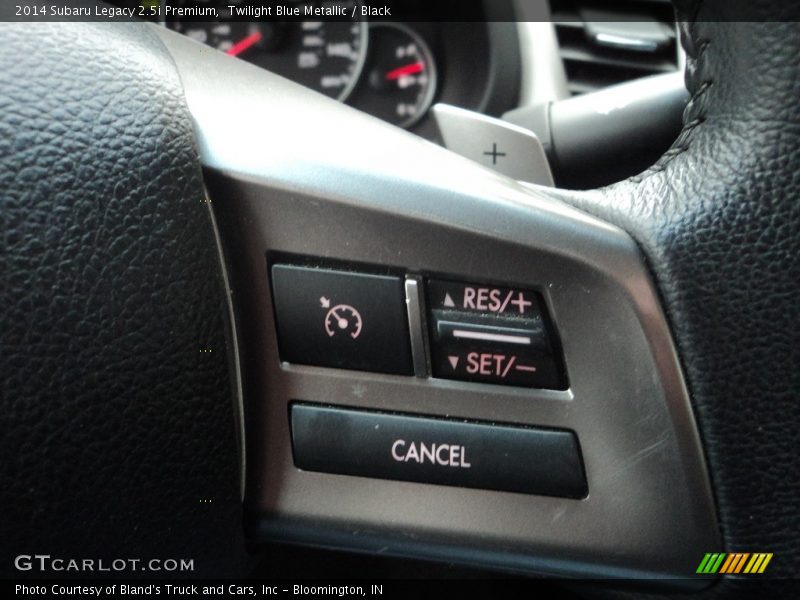 Twilight Blue Metallic / Black 2014 Subaru Legacy 2.5i Premium