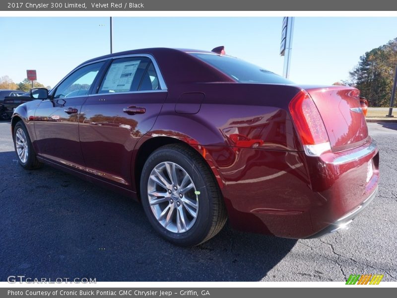 Velvet Red / Black 2017 Chrysler 300 Limited