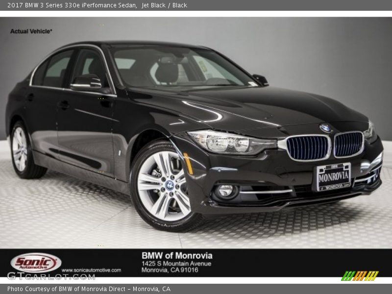 Jet Black / Black 2017 BMW 3 Series 330e iPerfomance Sedan