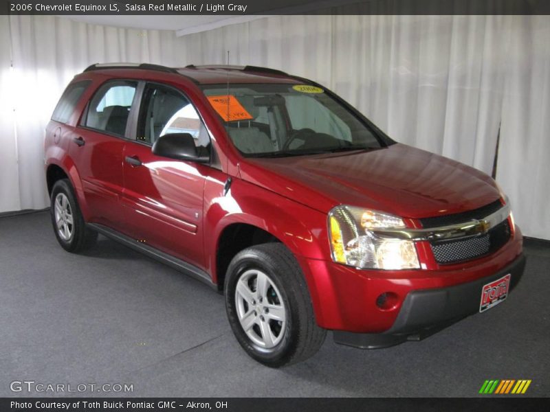 Salsa Red Metallic / Light Gray 2006 Chevrolet Equinox LS
