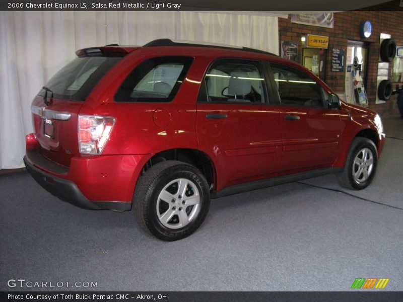 Salsa Red Metallic / Light Gray 2006 Chevrolet Equinox LS