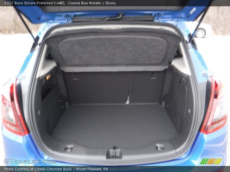 Coastal Blue Metallic / Ebony 2017 Buick Encore Preferred II AWD