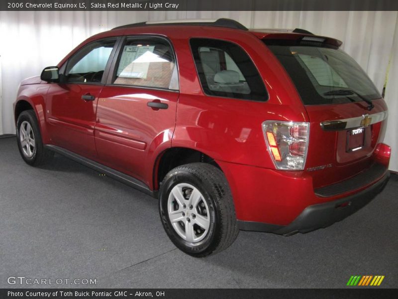 Salsa Red Metallic / Light Gray 2006 Chevrolet Equinox LS