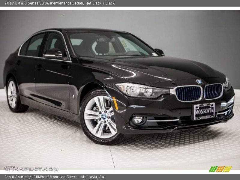 Jet Black / Black 2017 BMW 3 Series 330e iPerfomance Sedan