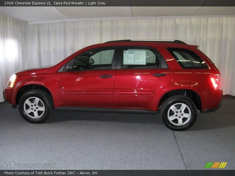 Salsa Red Metallic / Light Gray 2006 Chevrolet Equinox LS