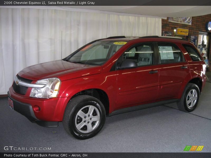 Salsa Red Metallic / Light Gray 2006 Chevrolet Equinox LS