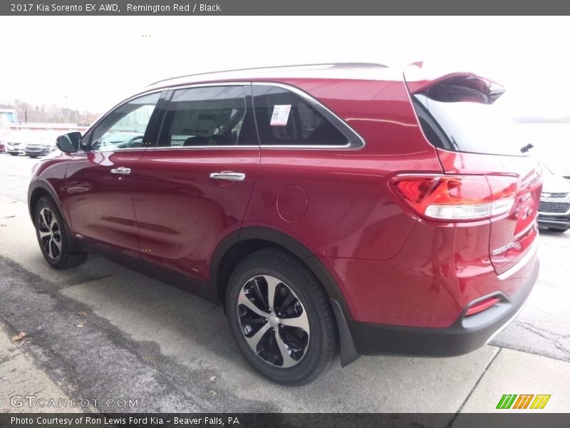 Remington Red / Black 2017 Kia Sorento EX AWD