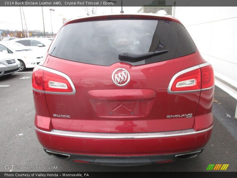 Crystal Red Tintcoat / Ebony 2014 Buick Enclave Leather AWD