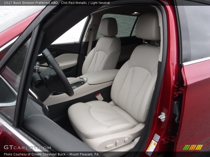 Front Seat of 2017 Envision Preferred AWD