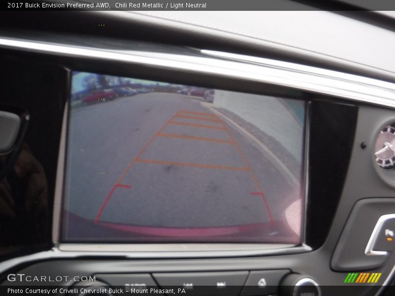 Chili Red Metallic / Light Neutral 2017 Buick Envision Preferred AWD