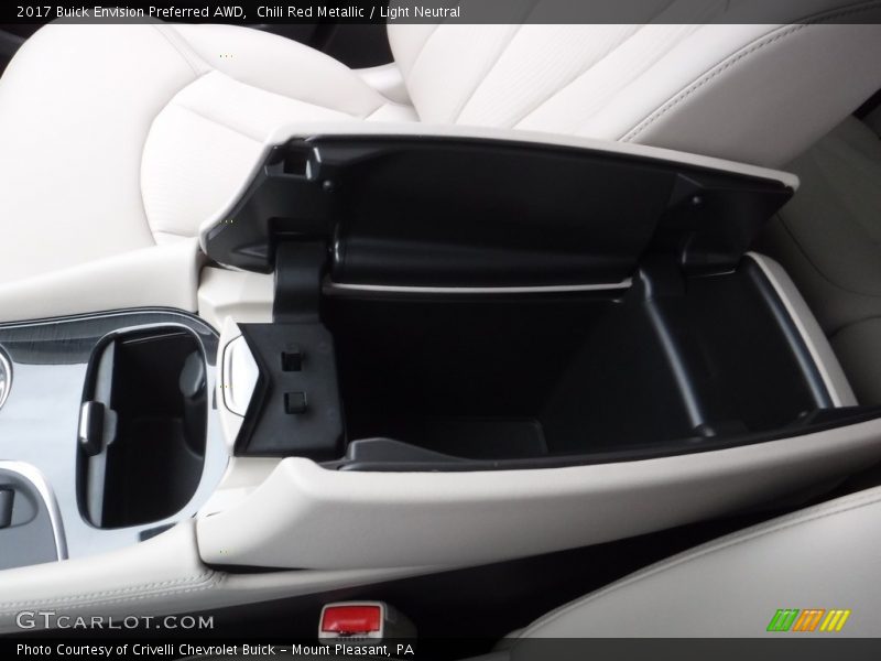 Chili Red Metallic / Light Neutral 2017 Buick Envision Preferred AWD