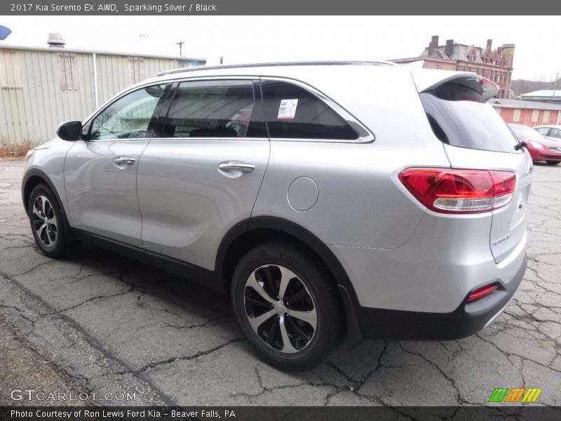 Sparkling Silver / Black 2017 Kia Sorento EX AWD