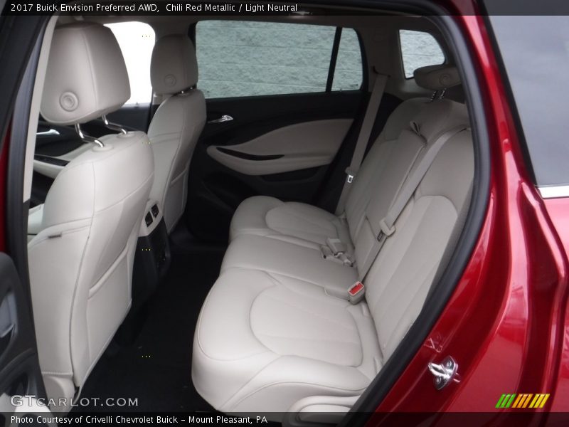 Chili Red Metallic / Light Neutral 2017 Buick Envision Preferred AWD