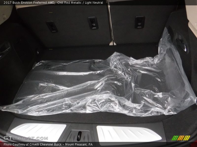 Chili Red Metallic / Light Neutral 2017 Buick Envision Preferred AWD