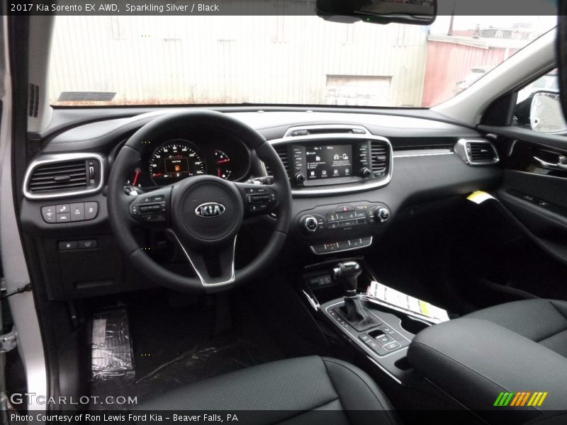 Sparkling Silver / Black 2017 Kia Sorento EX AWD